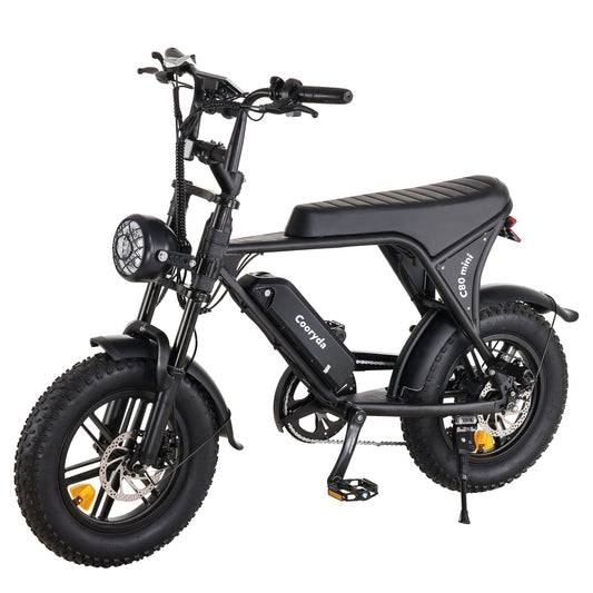 OUXI C80 – Mini Fatbike – Zwart